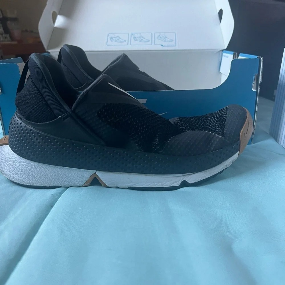 Black and White Athletic Shoes